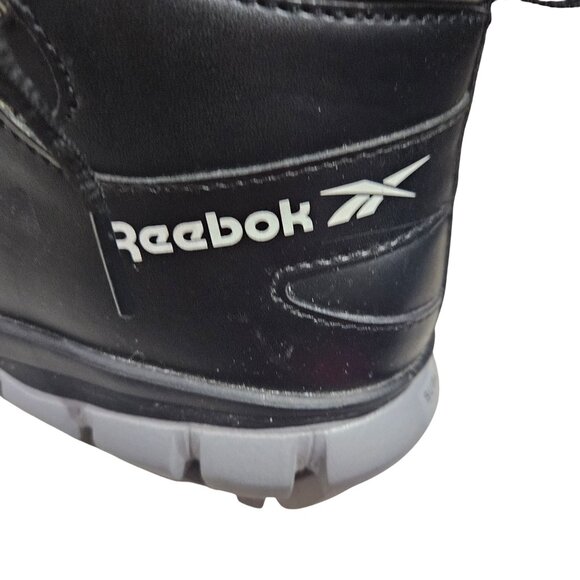 Reebok Mens 12M Waterproof Black Leather Work Boots - Picture 8 of 9